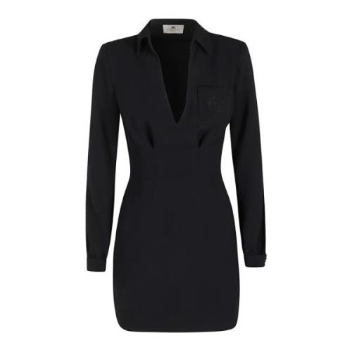 Elegante Jurk voor Vrouwen Elisabetta Franchi , Black , Dames