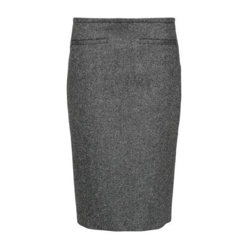 Stoffen Rok N21 , Gray , Dames