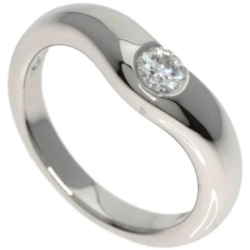 Pre-owned Platinum rings Tiffany & Co. Pre-owned , Gray , Dames