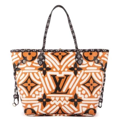 Pre-owned Coated canvas shoulder-bags Louis Vuitton Vintage , Orange ,...