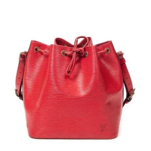 Pre-owned Leather shoulder-bags Louis Vuitton Vintage , Red , Dames