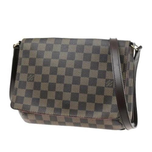 Pre-owned Canvas louis-vuitton-bags Louis Vuitton Vintage , Brown , Da...