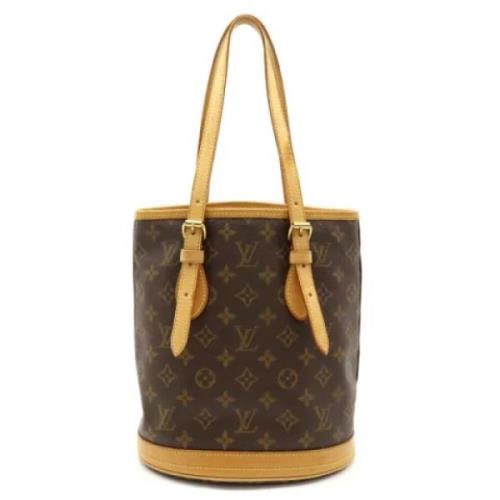 Pre-owned Fabric louis-vuitton-bags Louis Vuitton Vintage , Brown , Da...