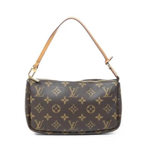 Pre-owned Canvas louis-vuitton-bags Louis Vuitton Vintage , Brown , Da...