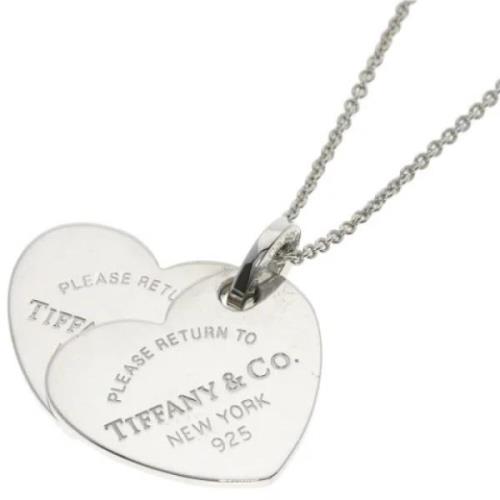 Pre-owned Silver necklaces Tiffany & Co. Pre-owned , Gray , Dames