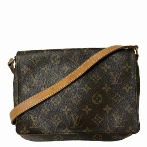 Pre-owned Fabric louis-vuitton-bags Louis Vuitton Vintage , Brown , Da...