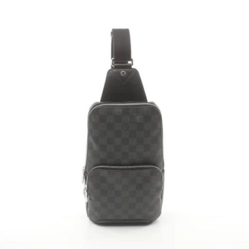 Pre-owned Leather louis-vuitton-bags Louis Vuitton Vintage , Black , D...