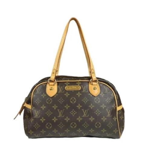 Pre-owned Fabric louis-vuitton-bags Louis Vuitton Vintage , Brown , Da...