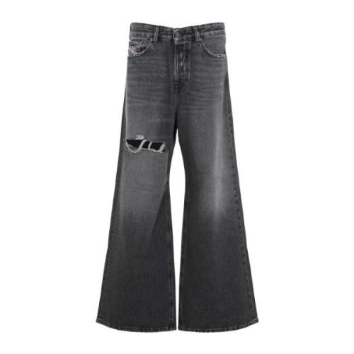 Zwarte Jeans voor Vrouwen Aw24 Diesel , Black , Dames