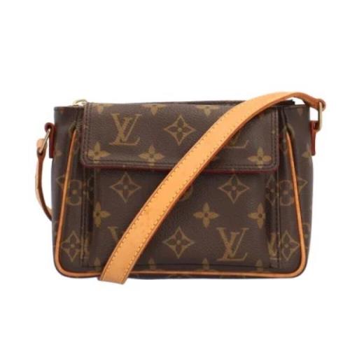 Pre-owned Fabric louis-vuitton-bags Louis Vuitton Vintage , Brown , Da...