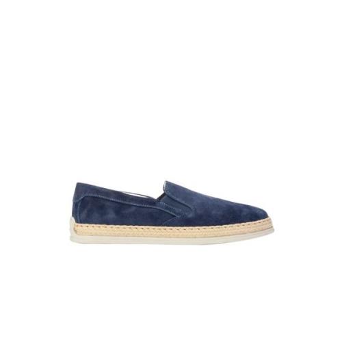 Blauwe Suède Instaploafers Exton , Blue , Heren