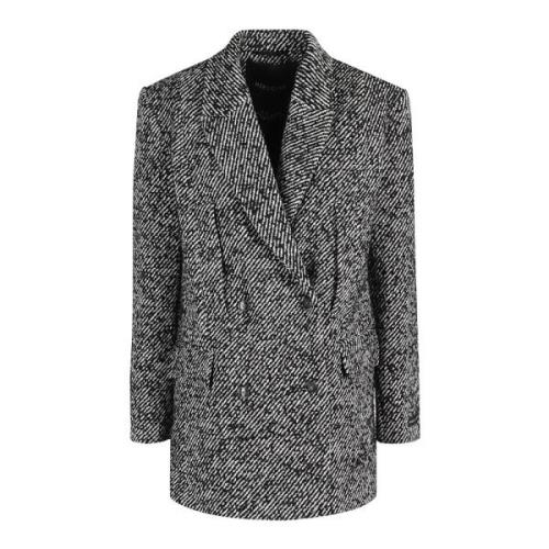 Stijlvolle Jas voor een Wilde Look Birgitte Herskind , Black , Dames