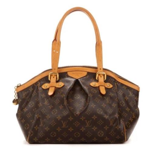 Pre-owned Canvas handbags Louis Vuitton Vintage , Brown , Dames