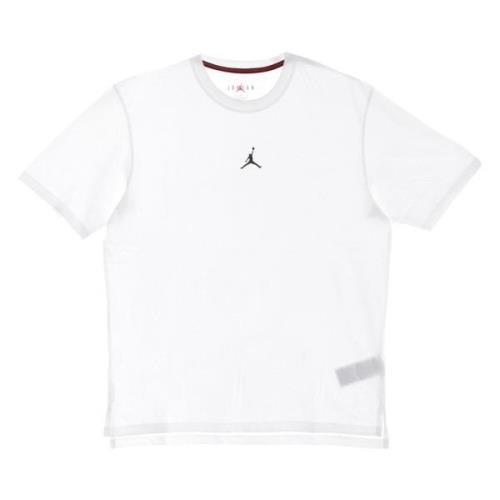 Sport T-shirt Korte Mouwen Wit/Zwart Jordan , White , Heren