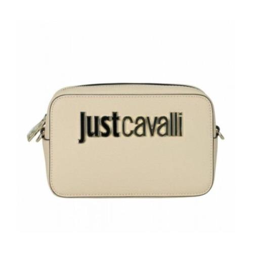 Metalen Lettering Dames Tas Range Just Cavalli , Beige , Dames