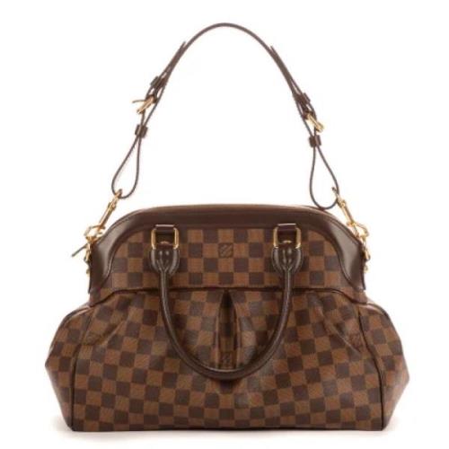 Pre-owned Canvas handbags Louis Vuitton Vintage , Brown , Dames