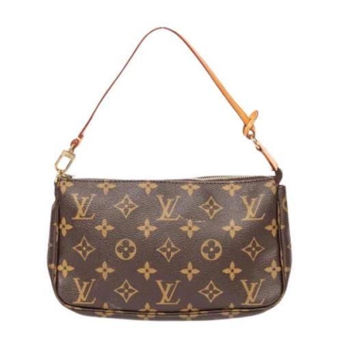 Pre-owned Canvas louis-vuitton-bags Louis Vuitton Vintage , Brown , Da...