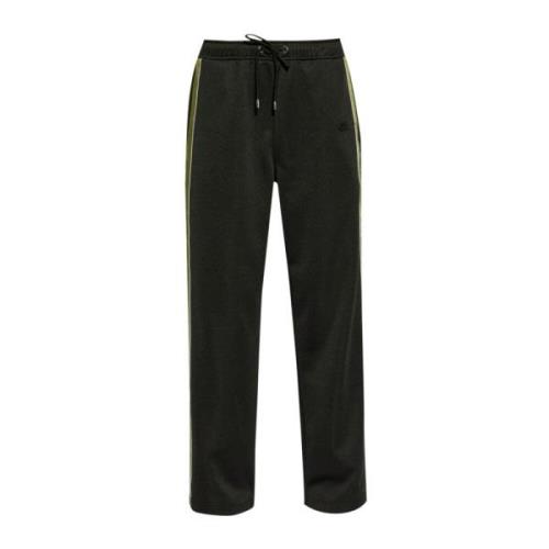 Broek met trekkoord Zwart Lanvin , Black , Heren