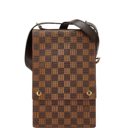 Pre-owned Canvas louis-vuitton-bags Louis Vuitton Vintage , Brown , Da...