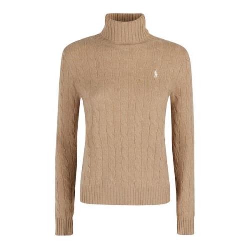 Stijlvolle Gebreide Pullover Sweater Ralph Lauren , Brown , Dames