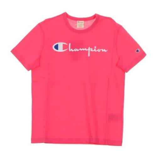 Mannen Crewneck Tee Champion , Pink , Heren