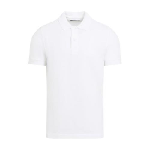 Klassiek Wit Poloshirt Tom Ford , White , Heren