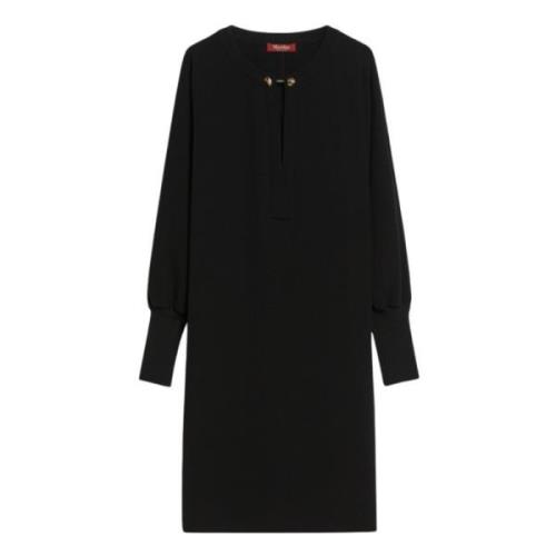 Zwarte Asti Jurk Collectie Max Mara , Black , Dames