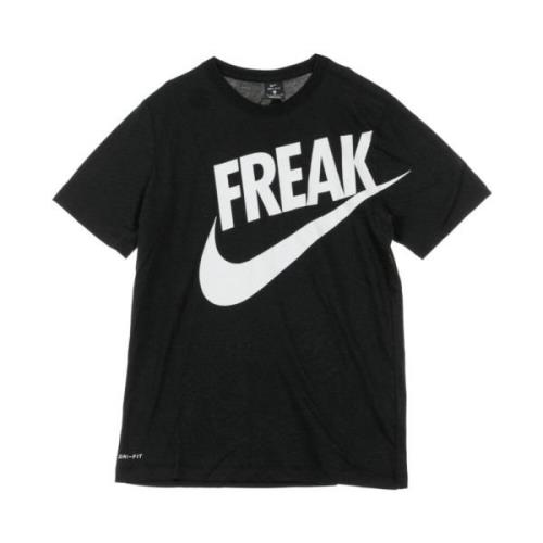 Freak X Zwarte Heren Tee Nike , Black , Heren