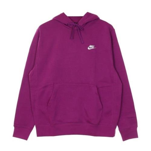 Sportswear Club Fleece Hoodie Viotech Nike , Purple , Heren