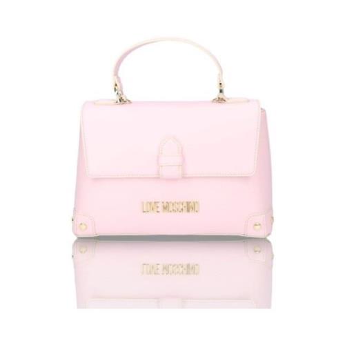 Handtas Mode Stijl Elegant Chic Love Moschino , Pink , Dames