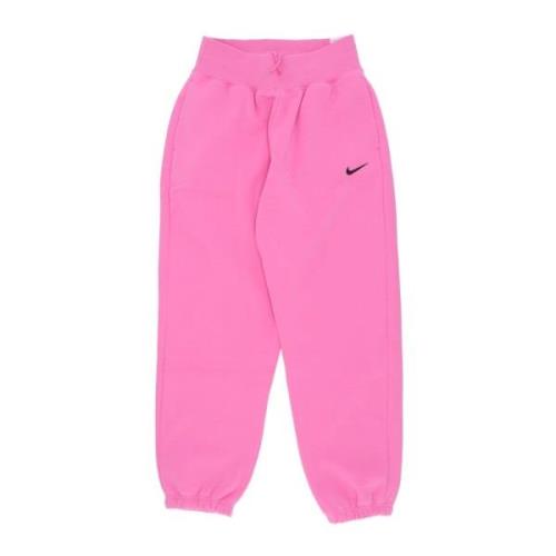 Phoenix Fleece High-Waisted Oversized Broek Nike , Pink , Dames