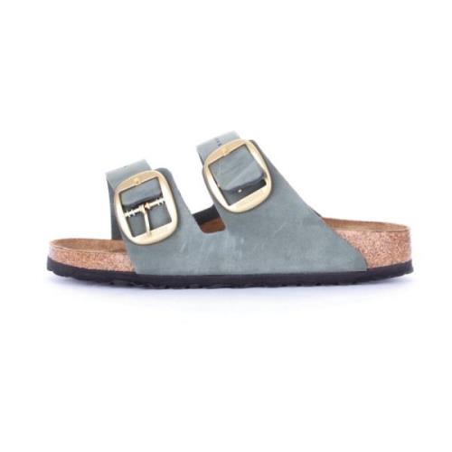 Sliders Birkenstock , Blue , Dames