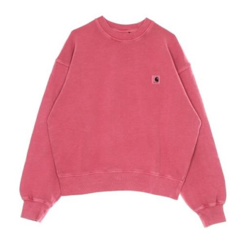 Lichtgewicht Crewneck Sweatshirt voor Vrouwen Carhartt Wip , Pink , Da...