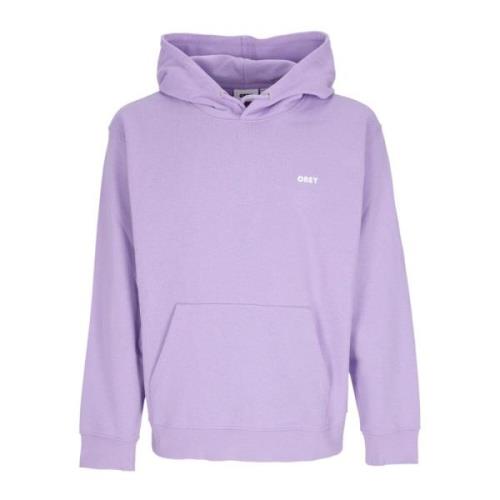 Gedurfde Hood Lichtgewicht Sweatshirt Lavendel Obey , Purple , Heren