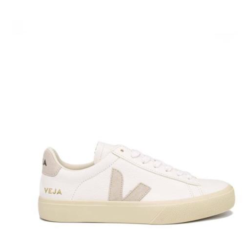 Chroomvrije Leren Sneakers Veja , White , Dames