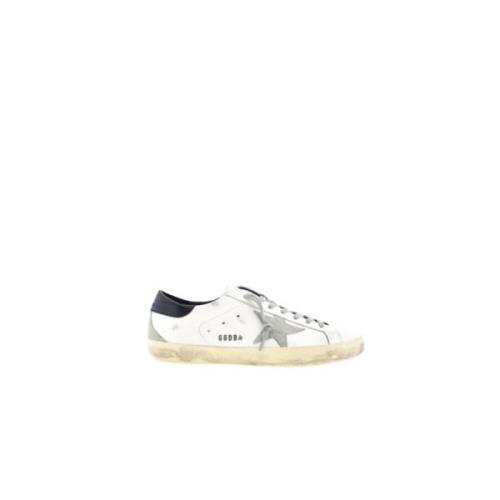 Zwarte Hiel SuperStar Sneakers Vintage Stijl Golden Goose , White , He...