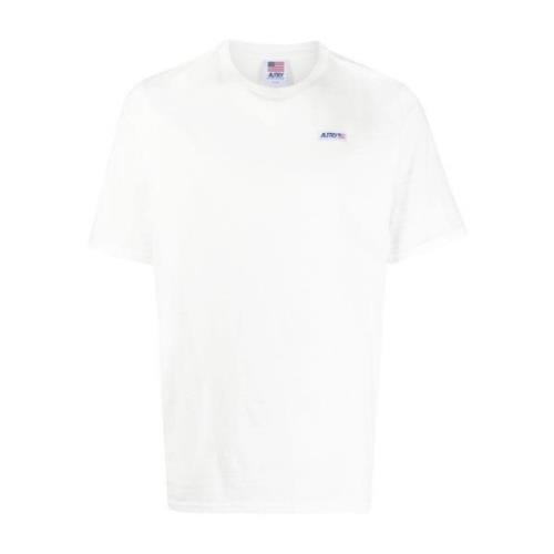 Witte Tee Klassieke Stijl Autry , White , Heren