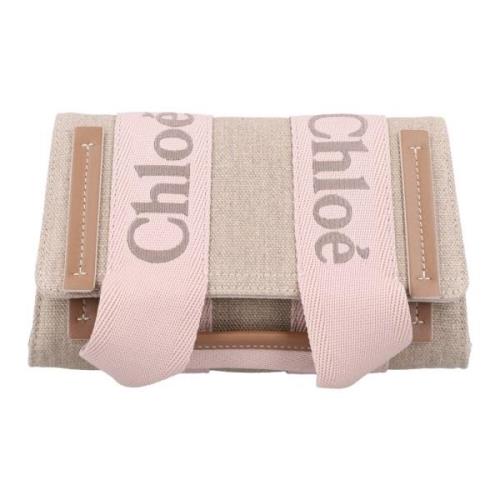 Blushy Beige Woody Riemtas Chloé , Beige , Dames