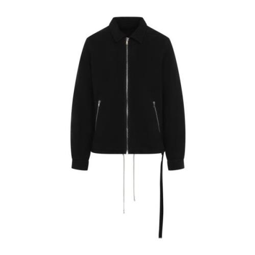 Zwarte jas voor mannen Aw24 Rick Owens , Black , Heren