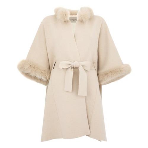 Beige Jas voor Vrouwen D.Exterior , Beige , Dames