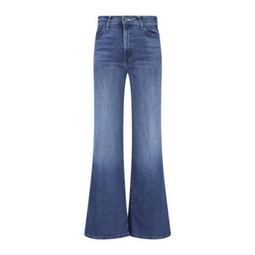 Flared Jeans Mother , Blue , Dames