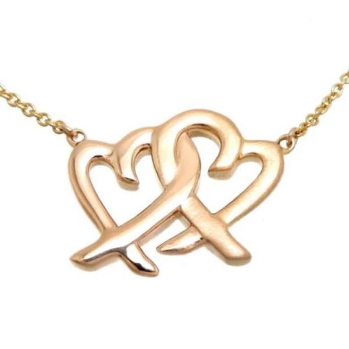 Pre-owned Rose Gold necklaces Tiffany & Co. Pre-owned , Yellow , Dames