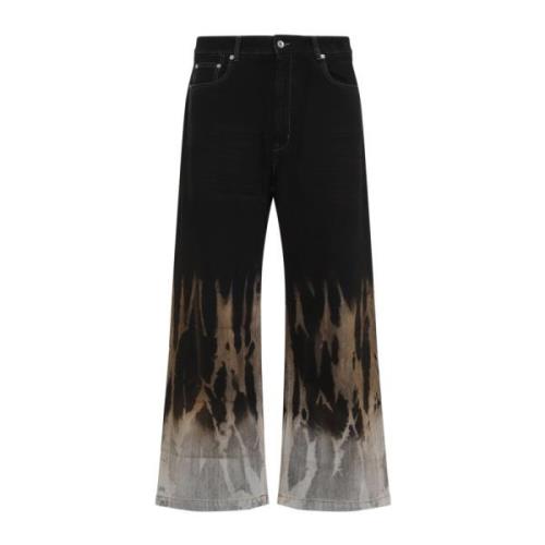 Zwarte Jeans voor Mannen Aw24 Rick Owens , Black , Heren