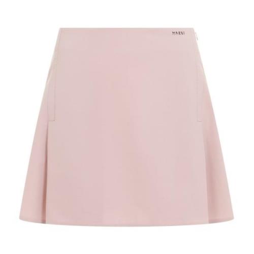 Roze & Paarse Rok Aw24 Marni , Pink , Dames