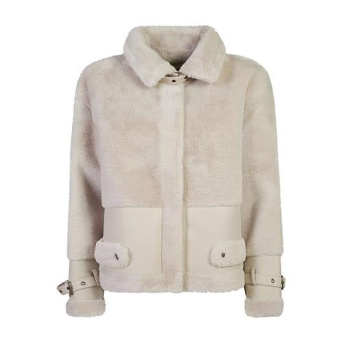 Witte Parka voor Vrouwen Aw24 Twinset , White , Dames