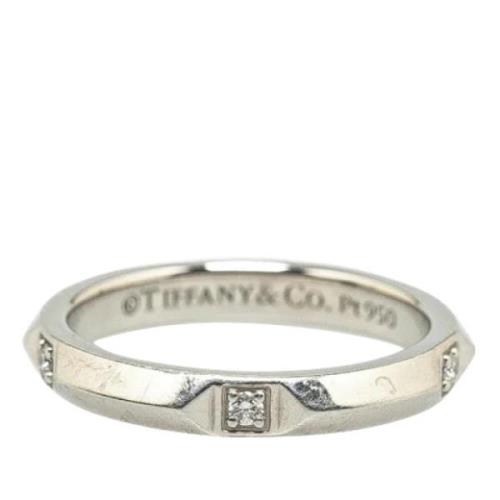 Pre-owned Platinum rings Tiffany & Co. Pre-owned , Gray , Dames