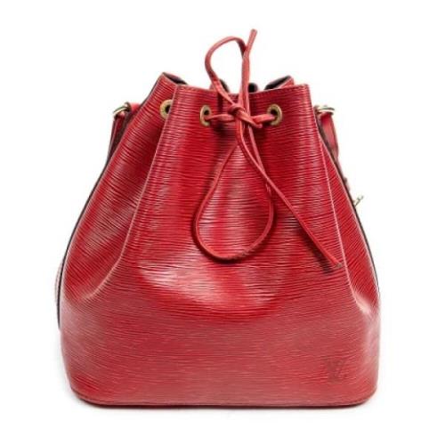 Pre-owned Leather shoulder-bags Louis Vuitton Vintage , Red , Dames