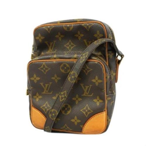 Pre-owned Fabric louis-vuitton-bags Louis Vuitton Vintage , Brown , Da...