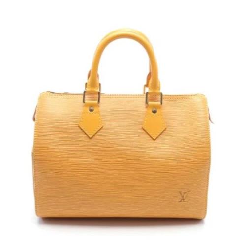 Pre-owned Leather louis-vuitton-bags Louis Vuitton Vintage , Yellow , ...