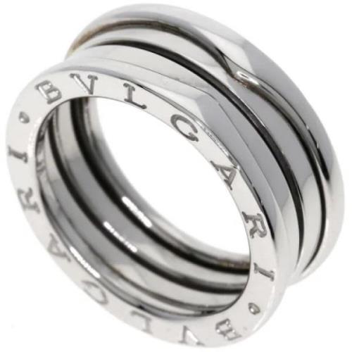 Pre-owned White Gold rings Bvlgari Vintage , Gray , Dames